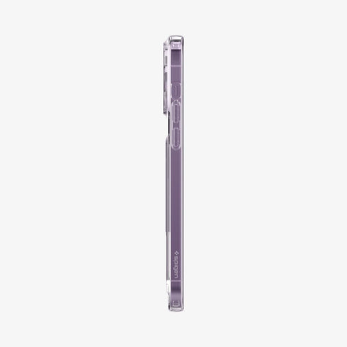 ACS04832 - iPhone 14 Pro Max Case Crystal Slot in crystal clear showing the back with card in slot